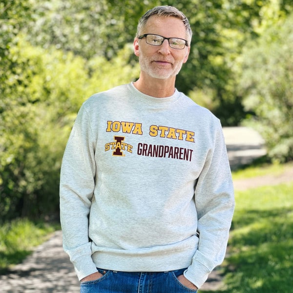 College House 2024 I-State Grandparent Oatmeal Crewneck (was $44.99)
